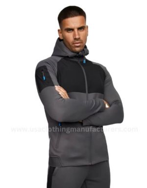 Wholesale Fashion Fitness Hoodie Tracksuit Set for Men Manufacturer