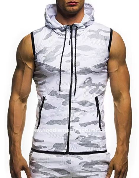 wholesale camo printed fitness hoodie manufacturer