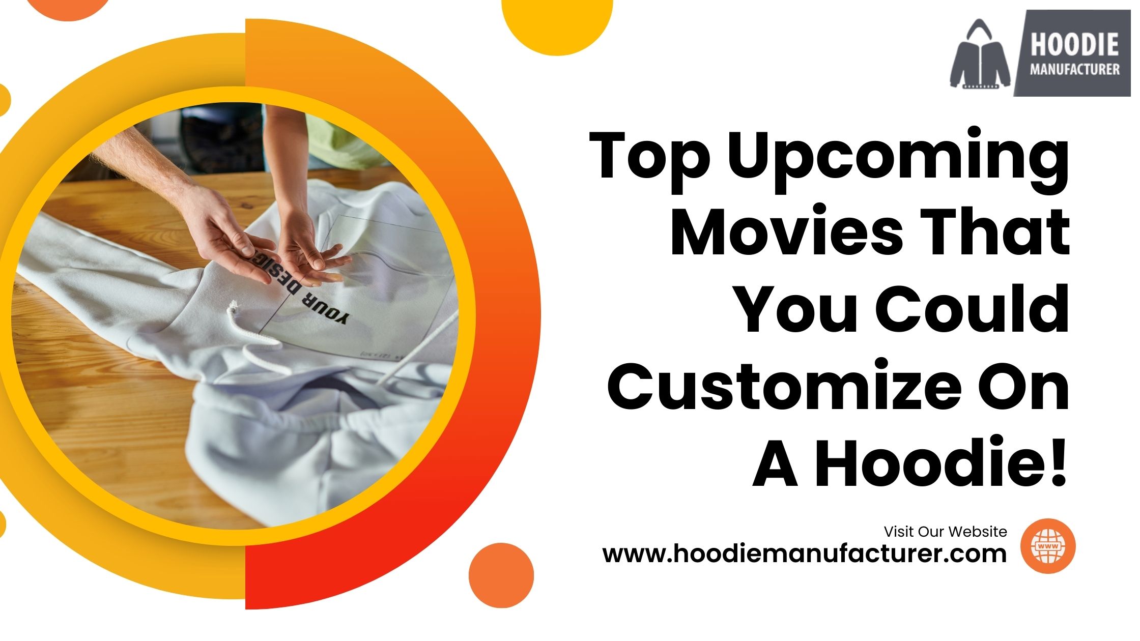 top upcoming movies that you could customize on a hoodie!