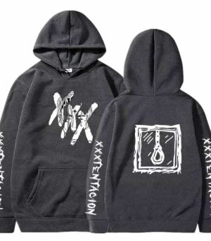 wholesale printed hoodie carcoal color -min