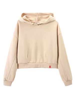 wholesale Cropped Cotton Hoodie manufacturer