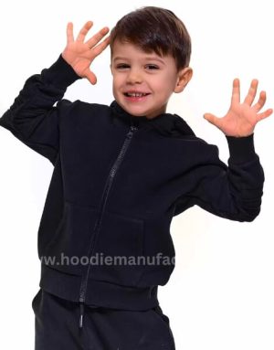 wholesale 100% cotton sustainable velvet hoodie for boys