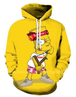 wholesale customized 3D printed polyester blend hoodie
