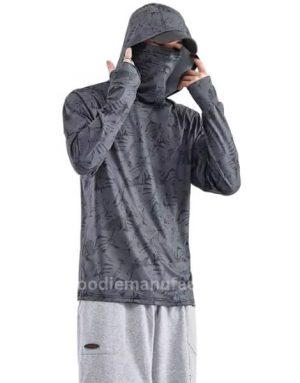 wholesale high-quality custom upf 50+ rash guard fishing shirt for man manufacturer