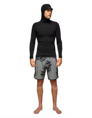 wholesale long sleeve hooded style sun protection rash guard for surfing manufacturer