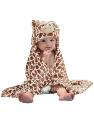 wholesale custom animal print newborn kid snuggie