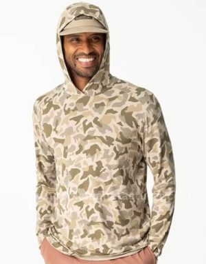 custom performance upf 50+ bamboo fishing shirt hoodie