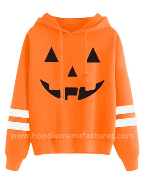 unisex cute printed halloween pumpkin hoodie