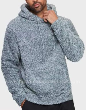 warm oversized sherpa lined pullover jacket