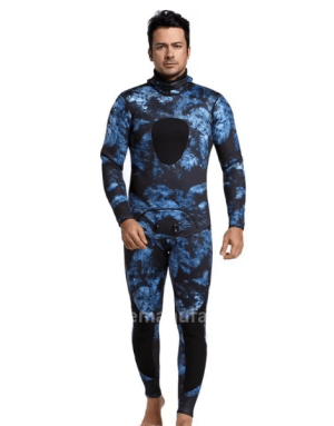 camouflage two pieces scuba diving hoodie