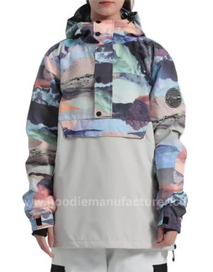 custom logo sportswear snow ski jacket for women