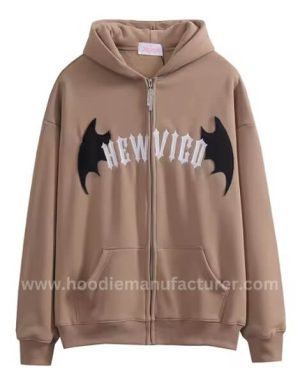 custom zip-up vintage halloween sweatshirt