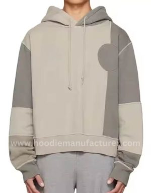 plus size heavyweight vintage stitching pullover hoodie