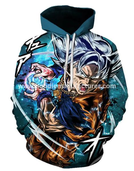 3d printed goku custom hoodie manufacturer