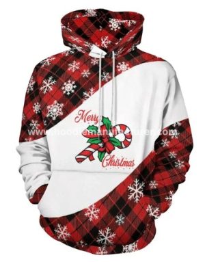 crew neck christmas graphic hoodie manufacturer