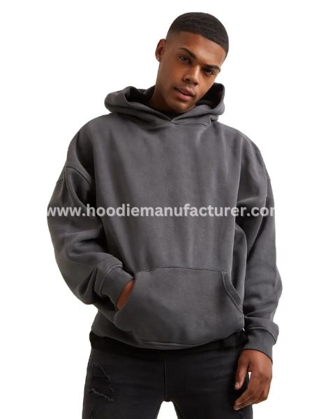 men anti shrink plain hooded sweatshirt manufacturer