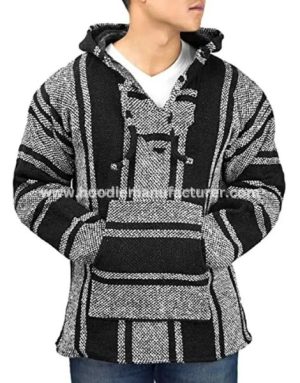 men cotton mexican baja jerga hoody manufacturer