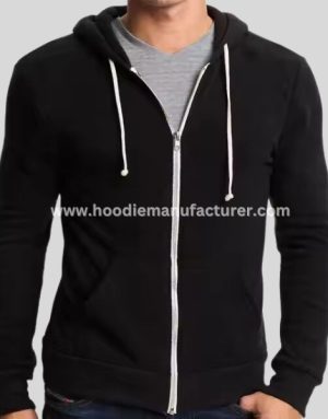 men plain zip up hoody