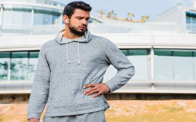 structured gray hoodies manufacturer