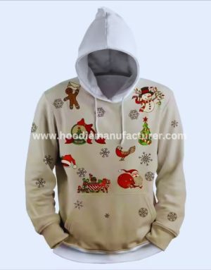 unisex polyester christmas hoodies supplier