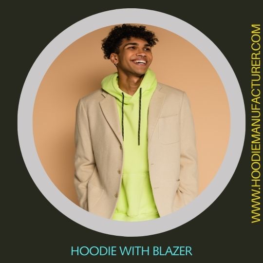 hoodie with blazer