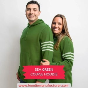 Sea Green Matching Couple Hoodie sea green matching couple hoodie