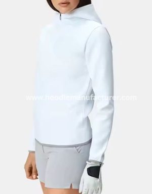 spandex cotton women golf hoodie manufacturer