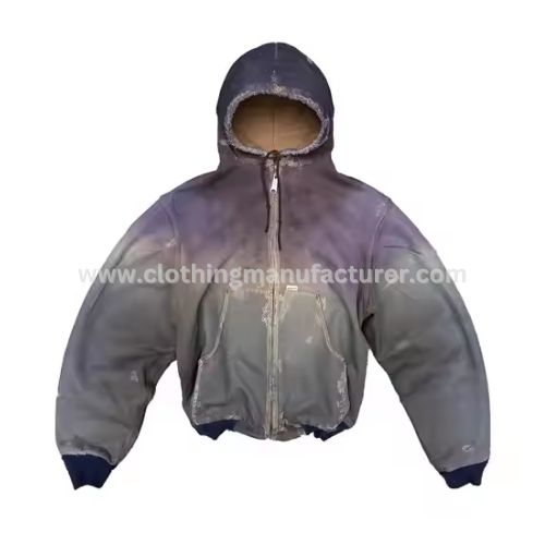 Heavyweight Gradient Vintage Hoodies Manufacturer