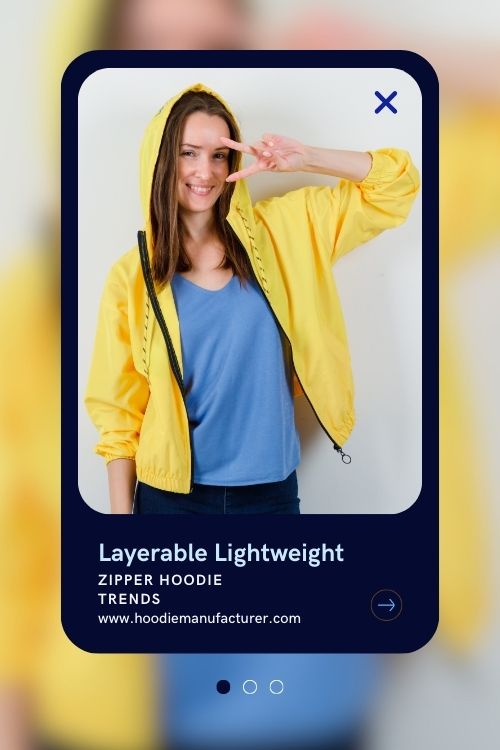 lightweight zipper hoodies