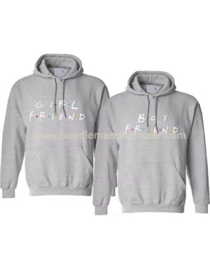 matching bf and gf printed hoodies suppliers