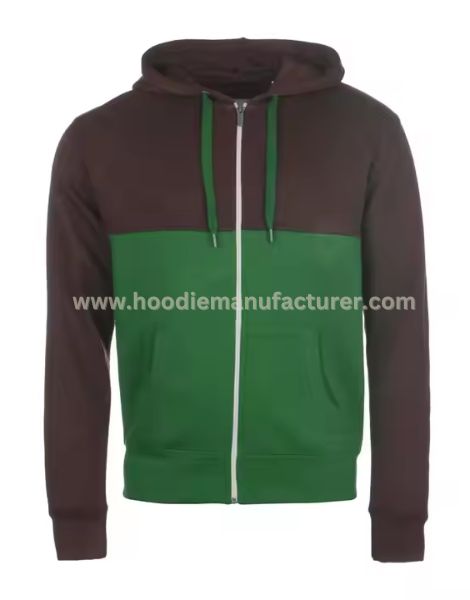 Men Breathable Two Color Performance Hoodies Manufacturer
