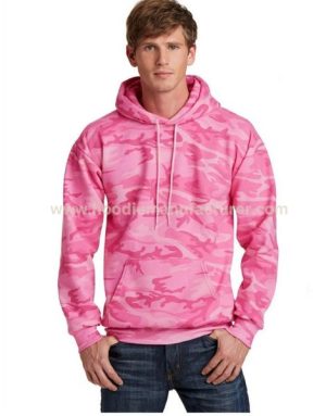 men cotton pink camo hoodie suppliers
