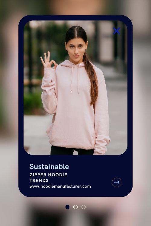 sustainable zipper hoodies