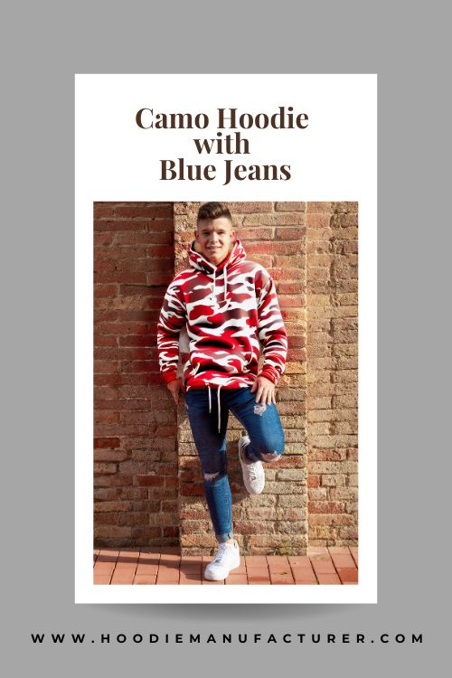 camo hoodie with blue jeans camo hoodie with blue jeans