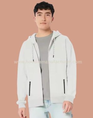 Men 100% Cotton Zip Up Hoodie Wholesaler