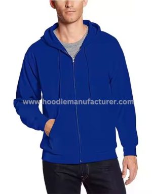 Men Cotton Zip Up Spring Hoodie Wholesale