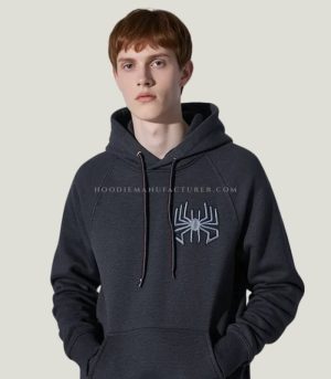 spider embroidered hoodie supplier