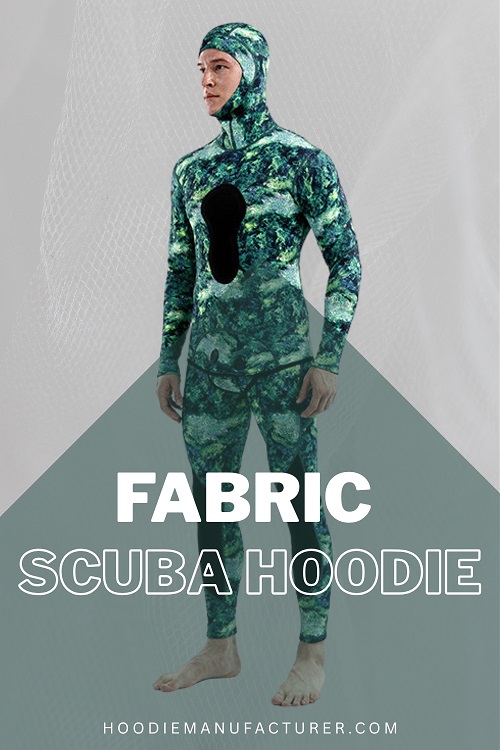 flexible and stretchable scuba hoodie