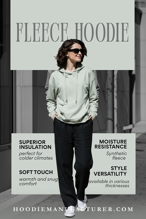 fleece hoodie for retailer