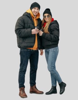 breathable puffer jacket for couple supplier
