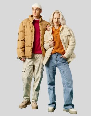 fashionable puffer jacket for couple supplier