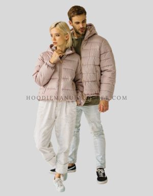 hooded puffer jacket for couple supplier