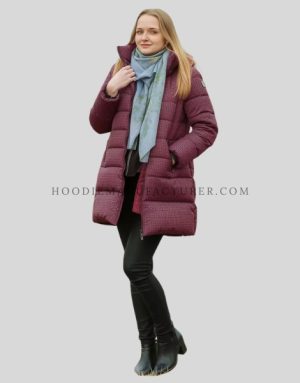 printed puffer jacket for women supplier
