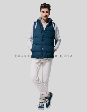sleeveless puffer jacket for men supplier