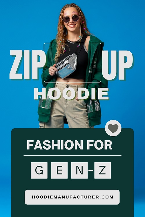 custom zip up hoodies for gen-z
