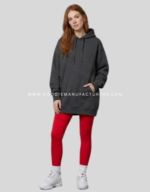 custom longline hoodies with drawstring