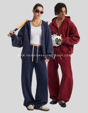 zipper closure unisex streetwear hoodies supplier