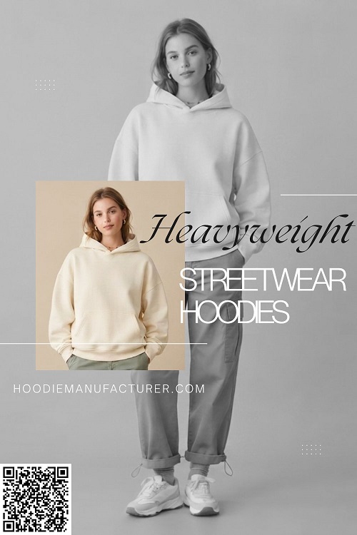 Oversized heavyweight streetwear hoodie